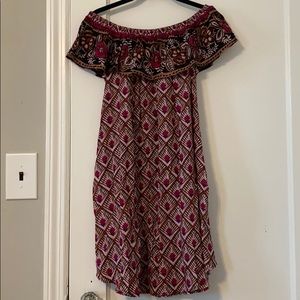 Off the Shoulder Mini Dress